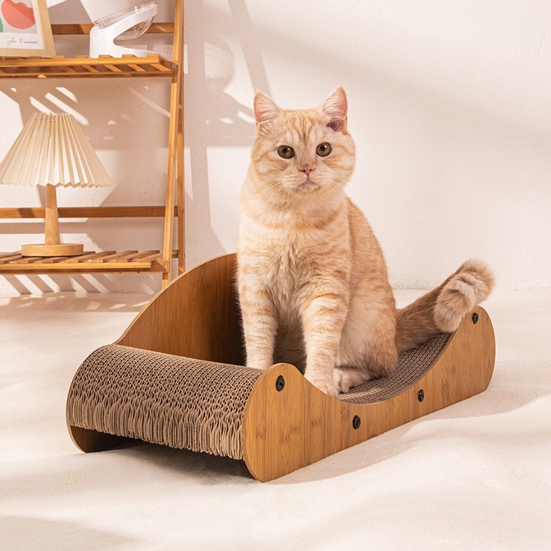 【寵得很】耐磨貓抓板窩 耐磨不掉屑 貓窩 圓盤瓦楞紙 貓抓板 磨爪貓玩具 橢圓貓抓窩 大尺寸升級 預購